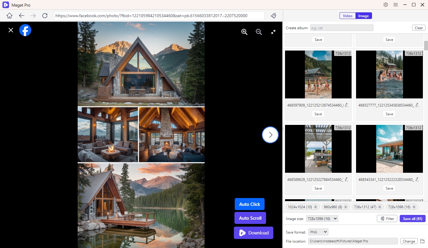 Download em massa de imagens Very Pro