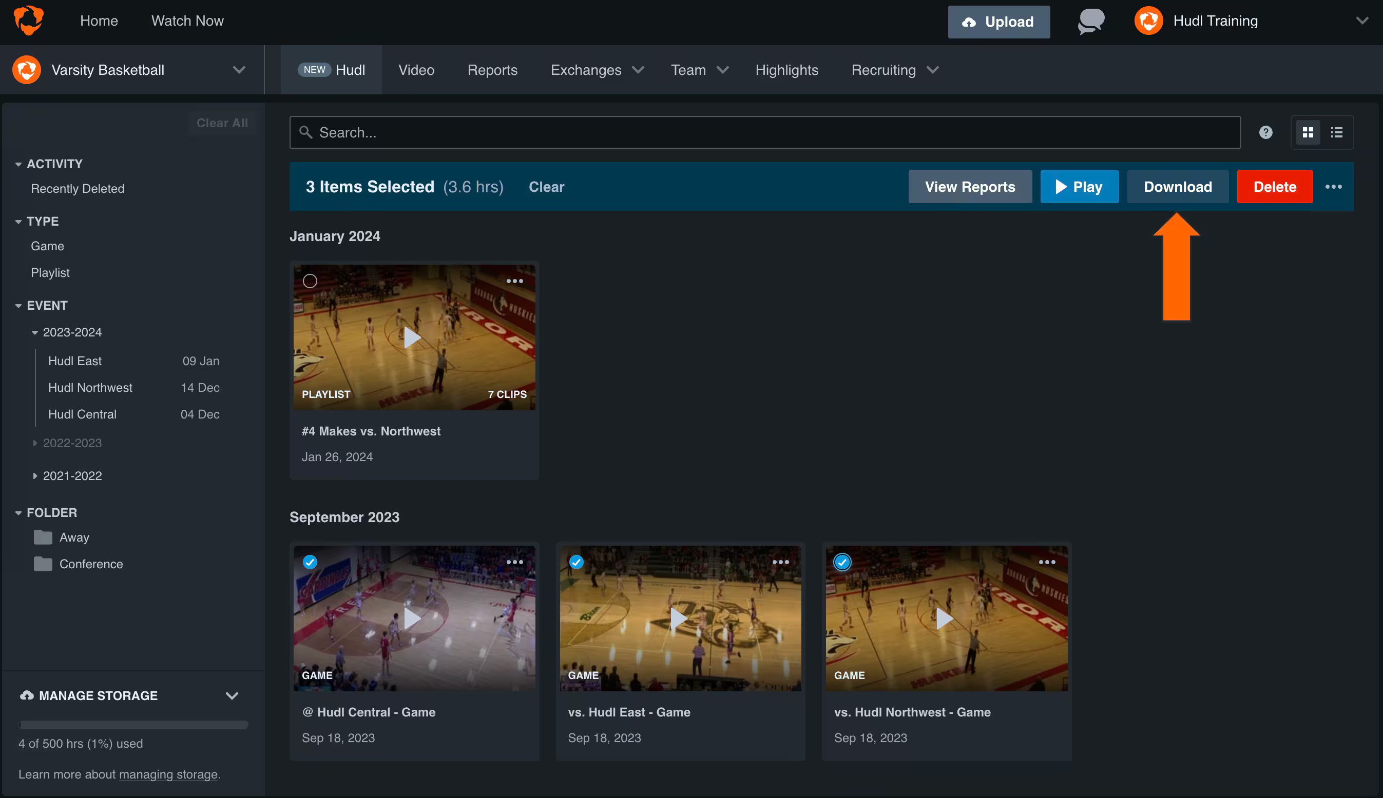 direct download hudl videos