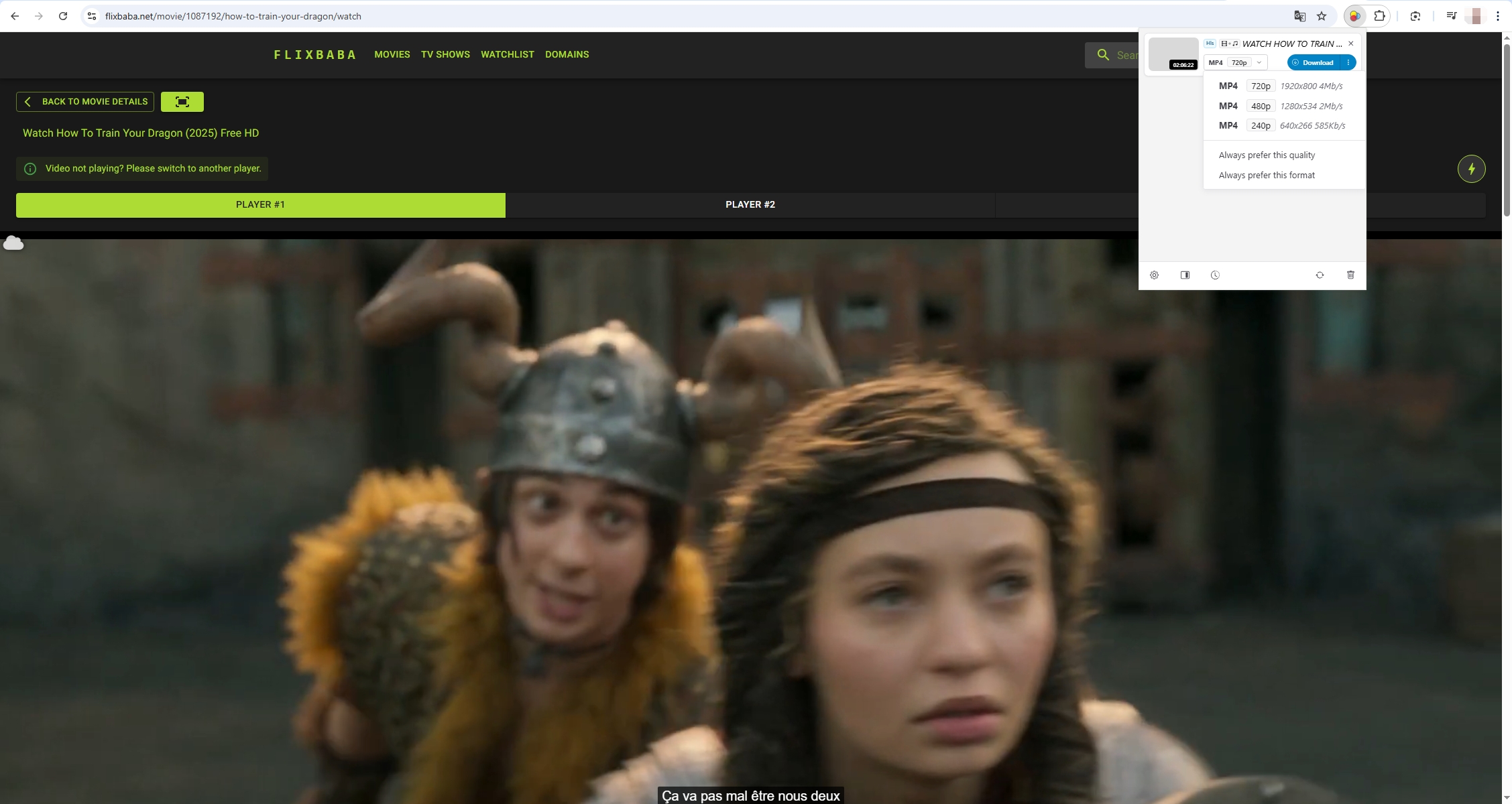 download flixbaba movie with extension