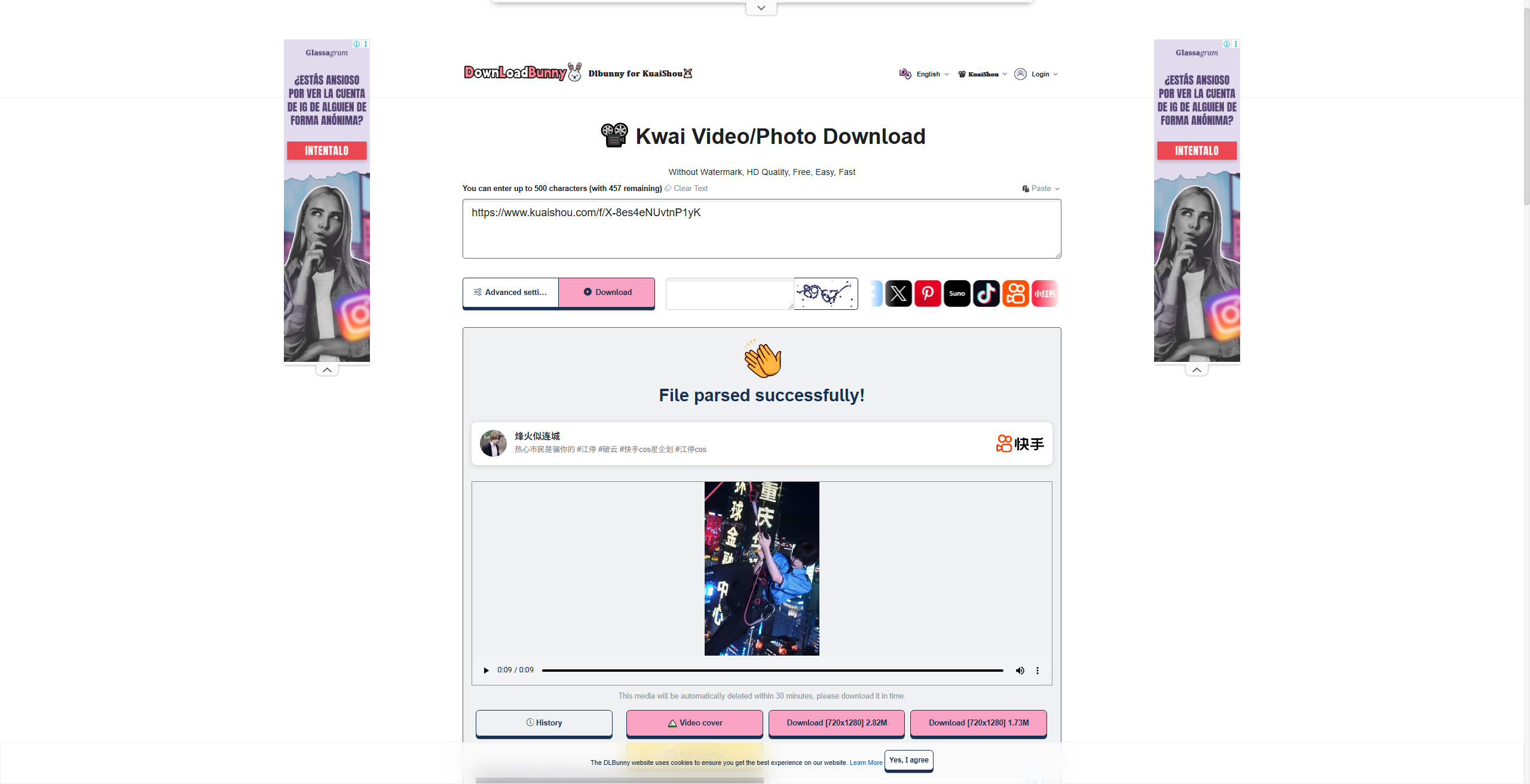 download kuaishou video with online downloader