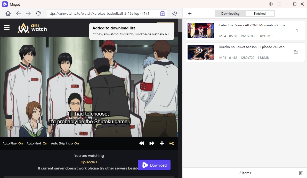 baixar kuroko no basket temporada 3 com meget