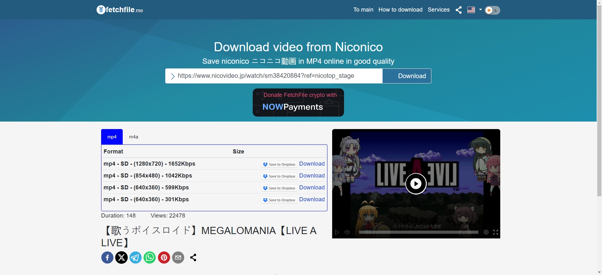 scarica video niconico con downloader online