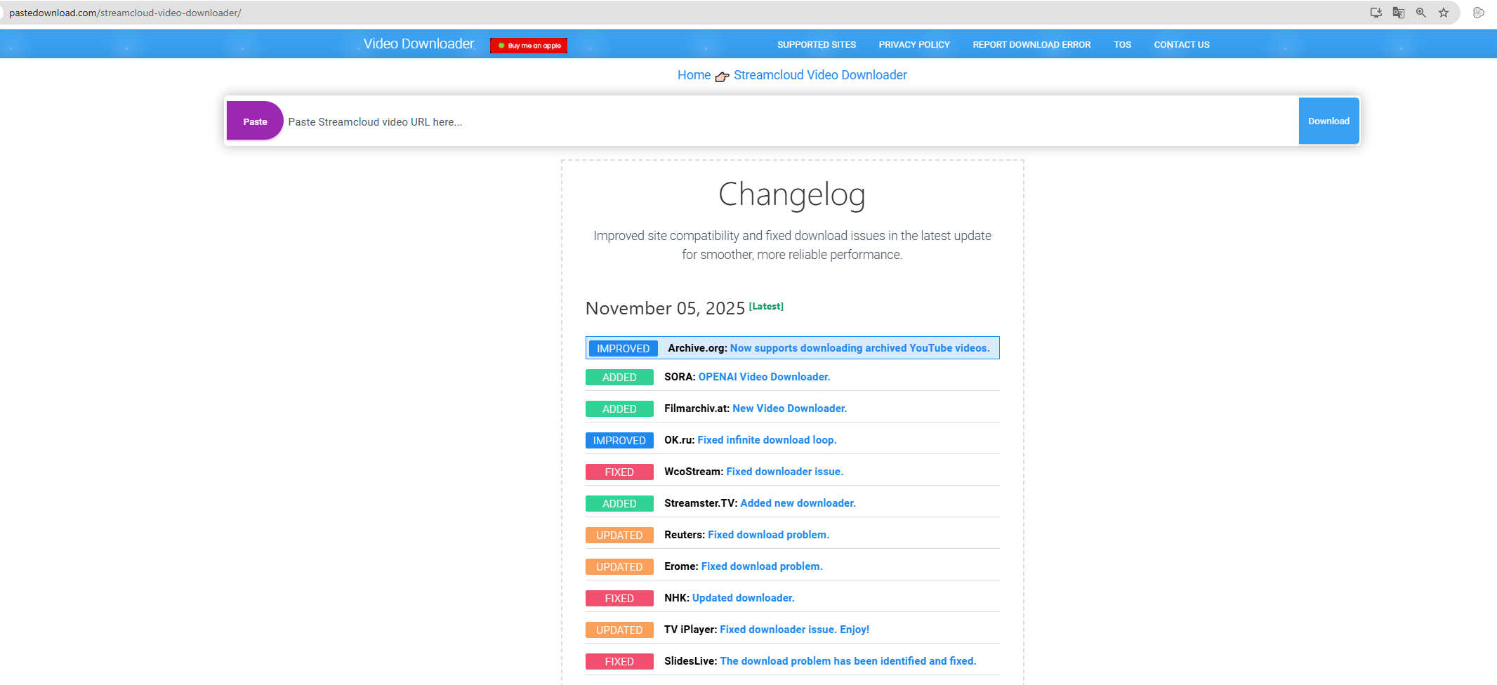 download streamcloud video with online downloader