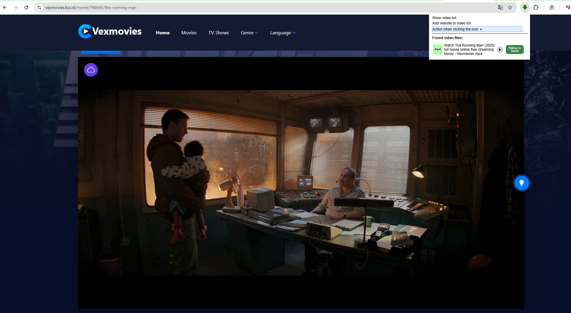 Vexmovies mit Erweiterung herunterladen