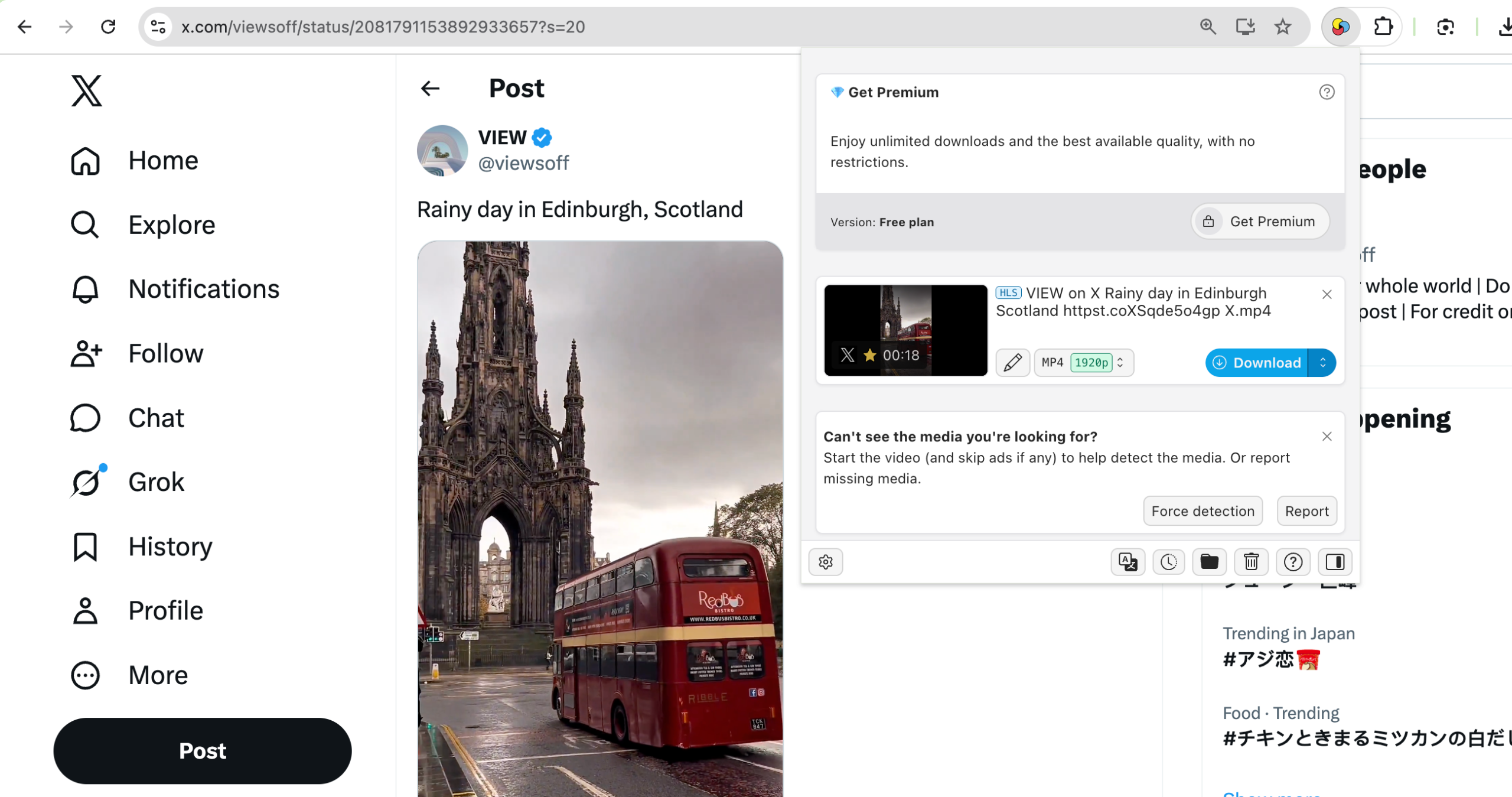 extension download x videos