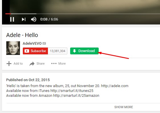 genyoutube extension download yt video