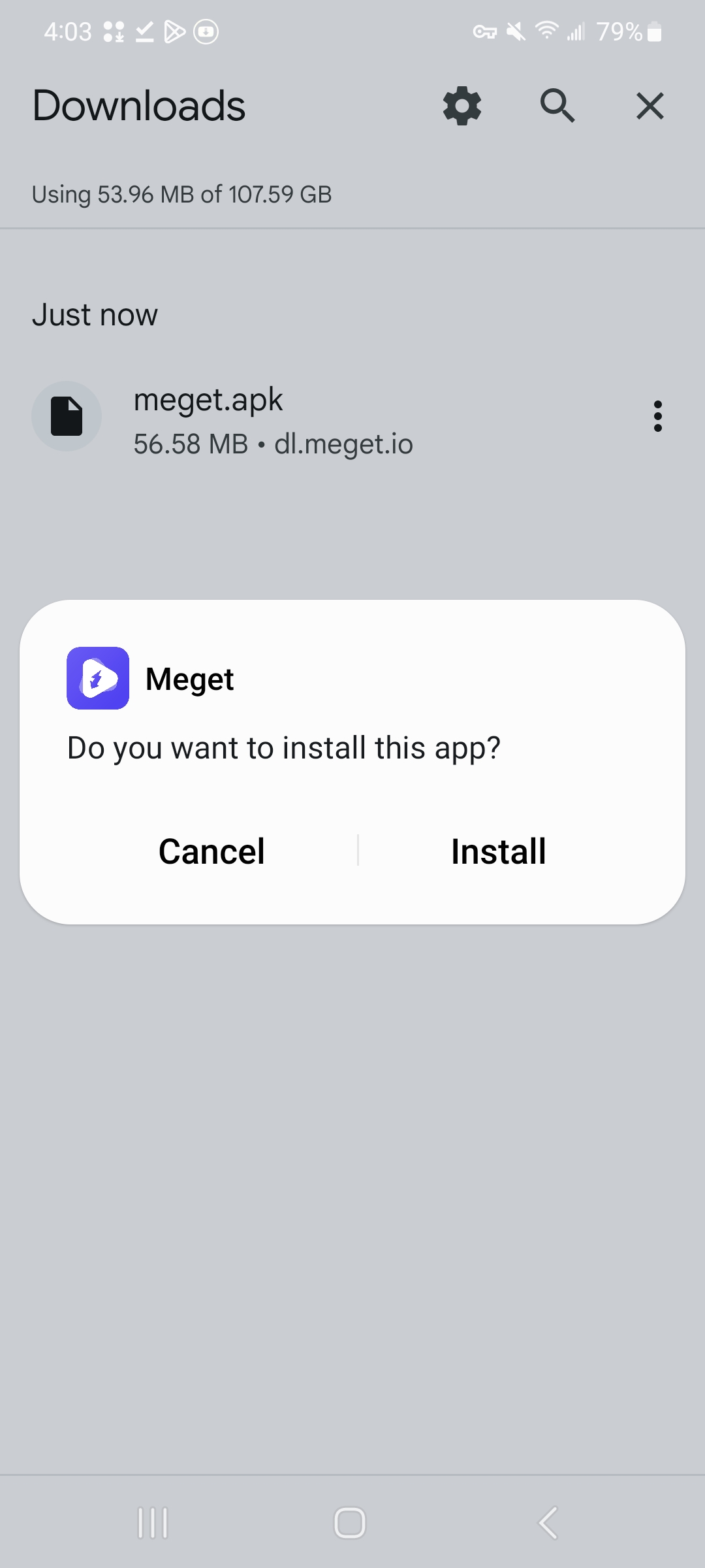 install meget