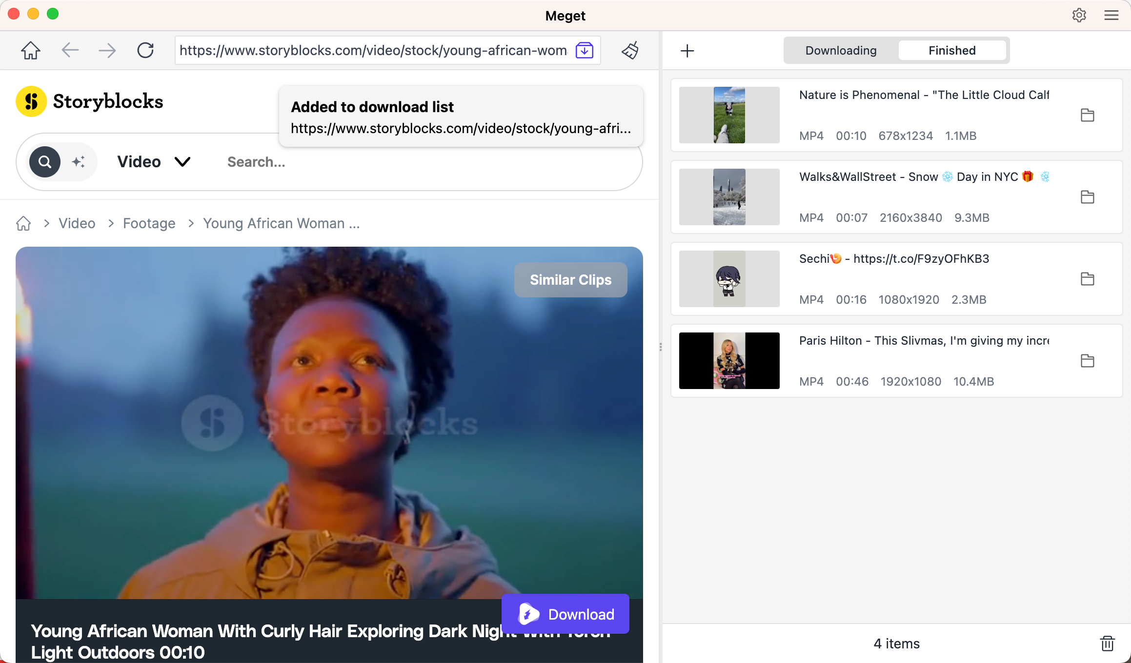 meget download storyblocks videos