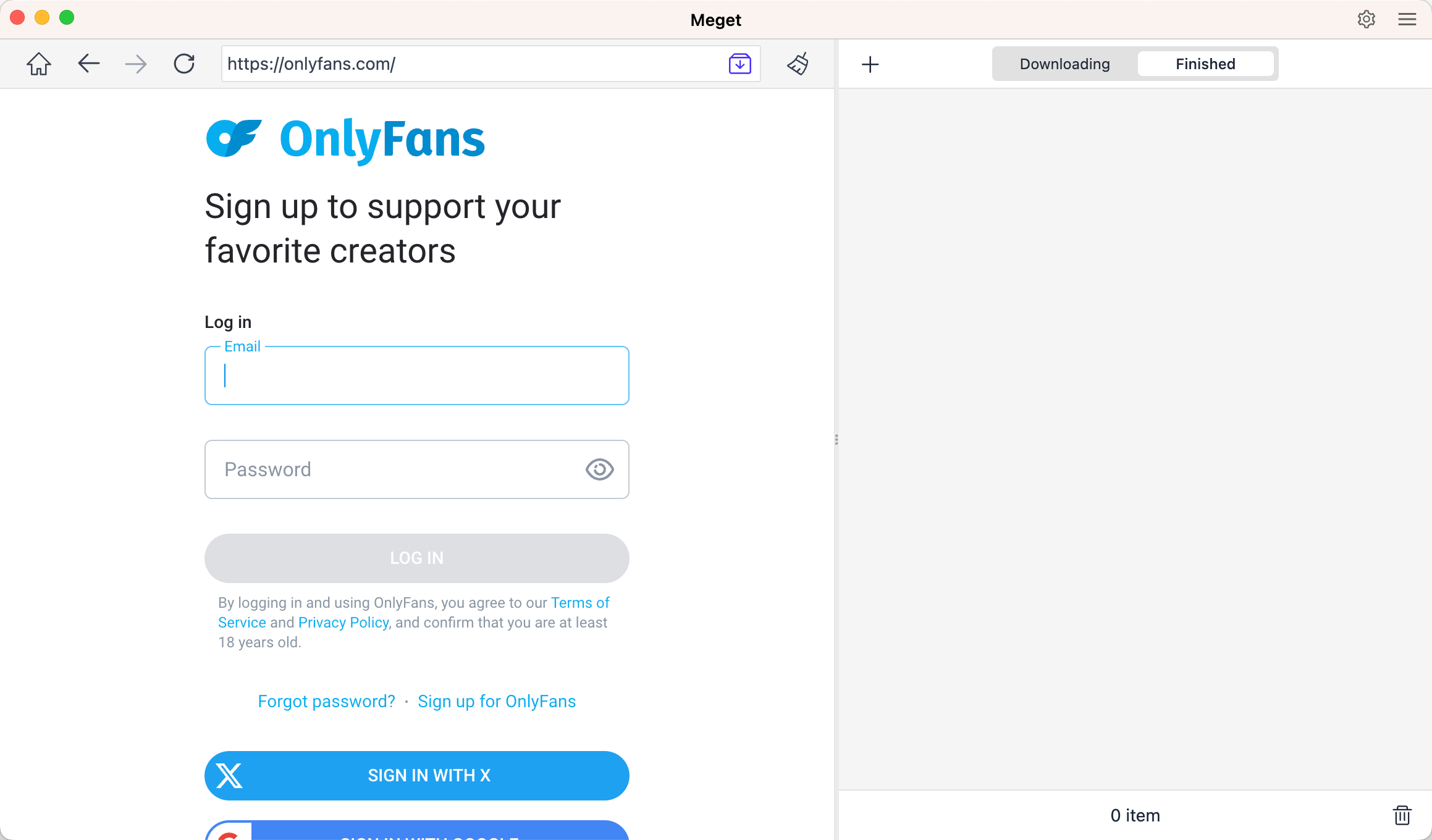 очень часто входите на OnlyFans