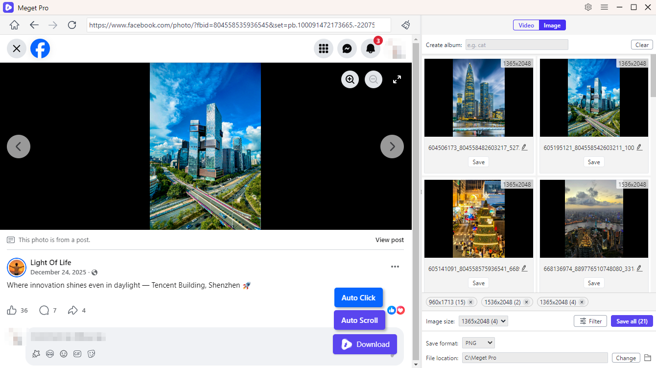 meget pro bulk download images