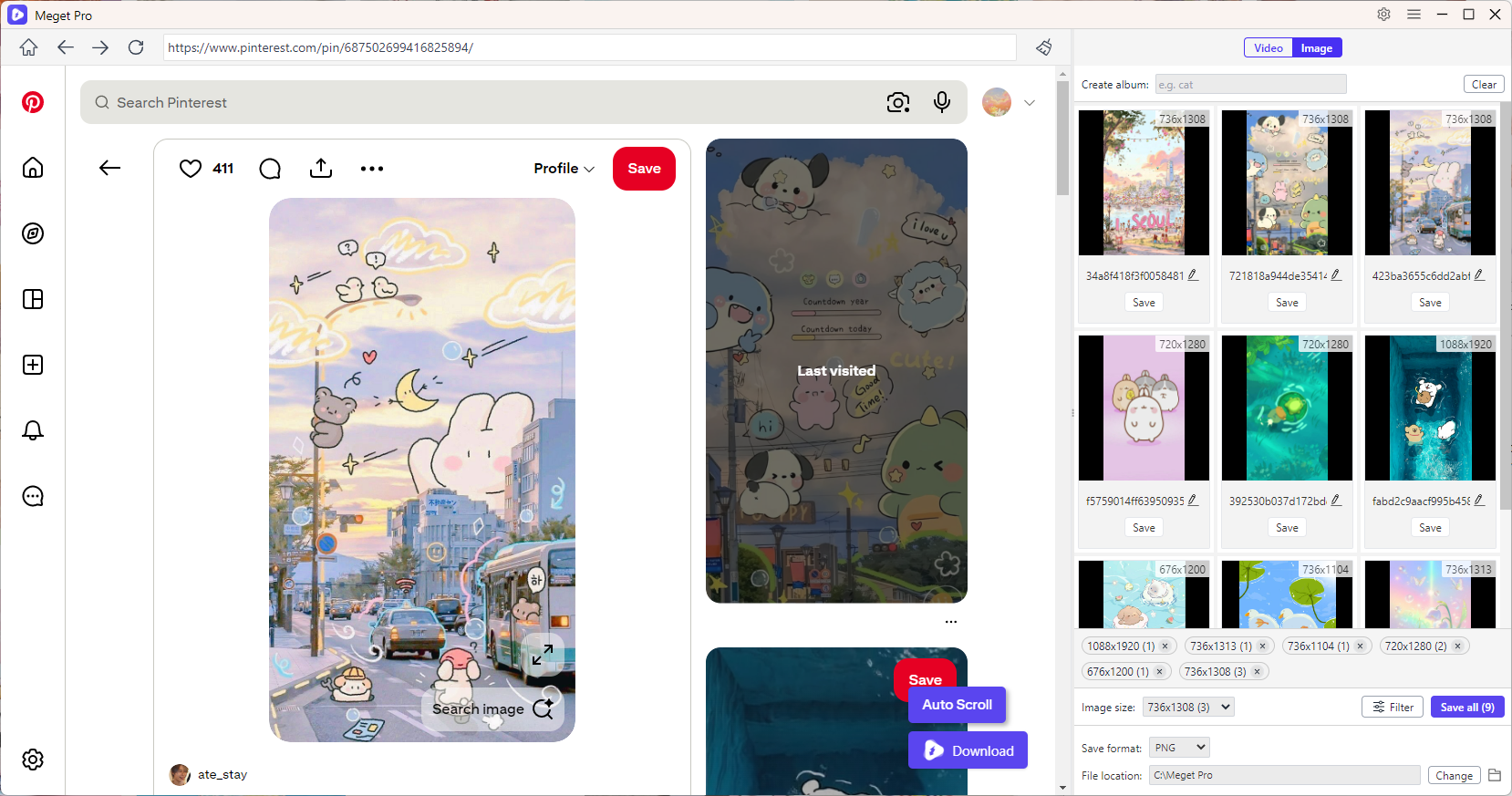 meget pro download pinterest images