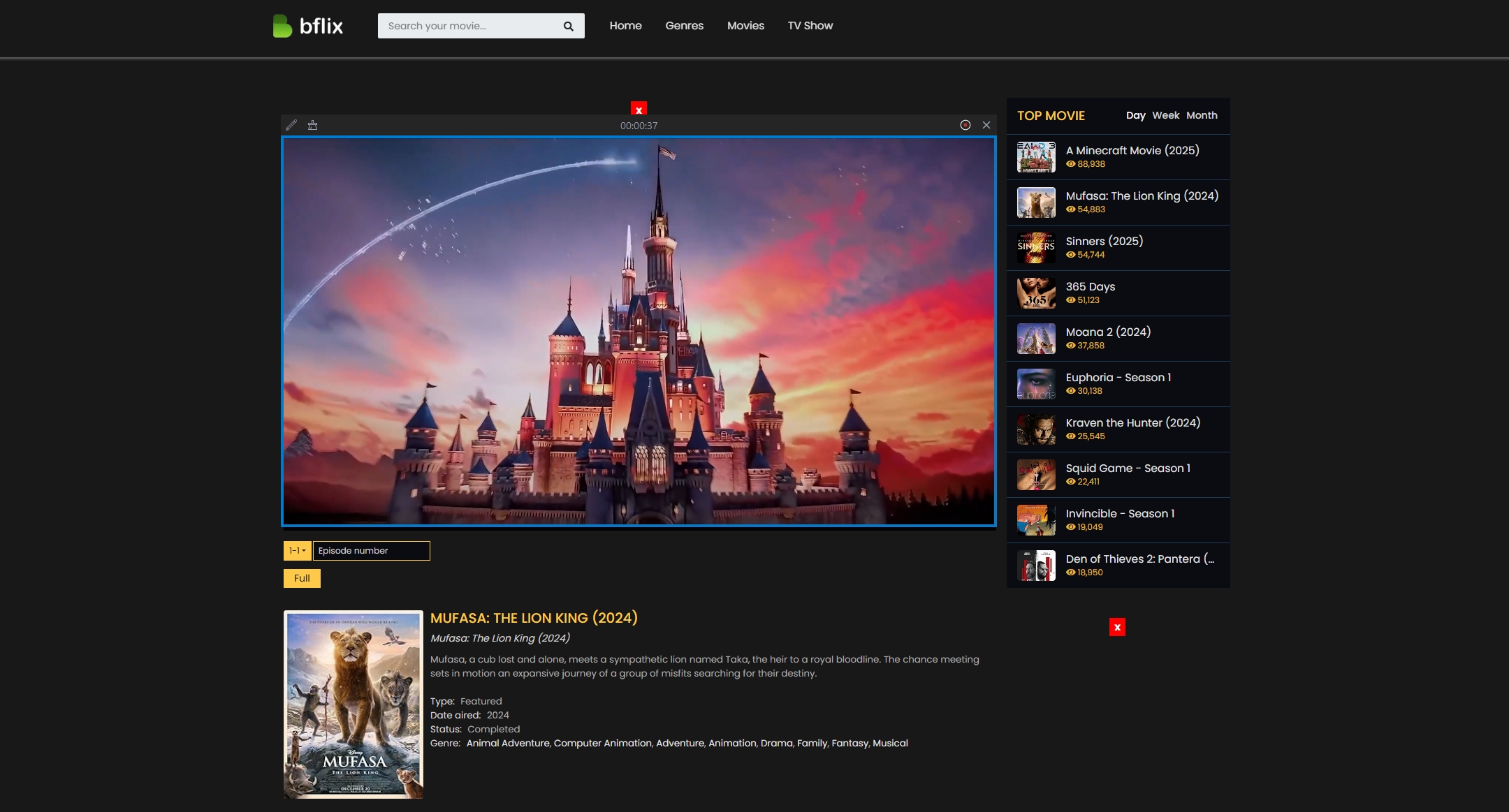 gravar filme bflix