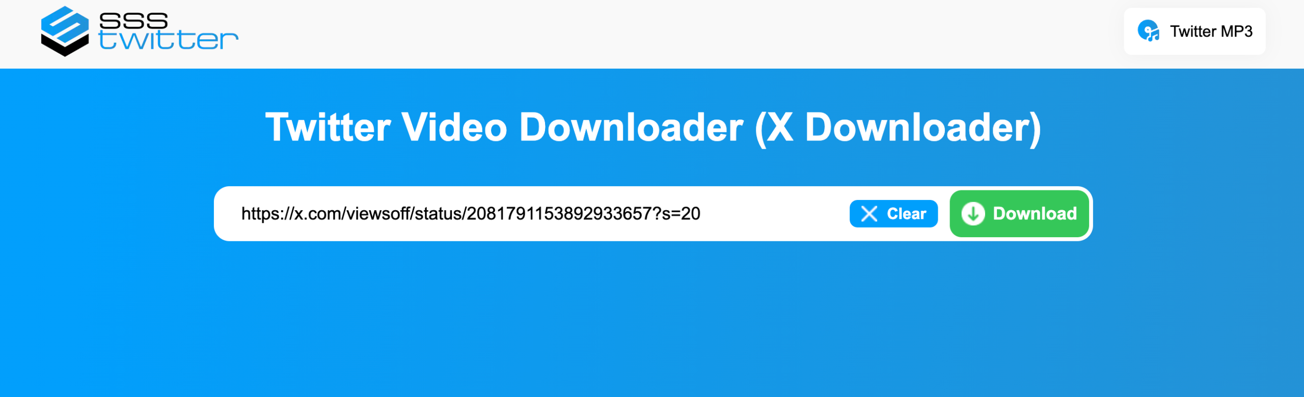 ssstwitter download a x video