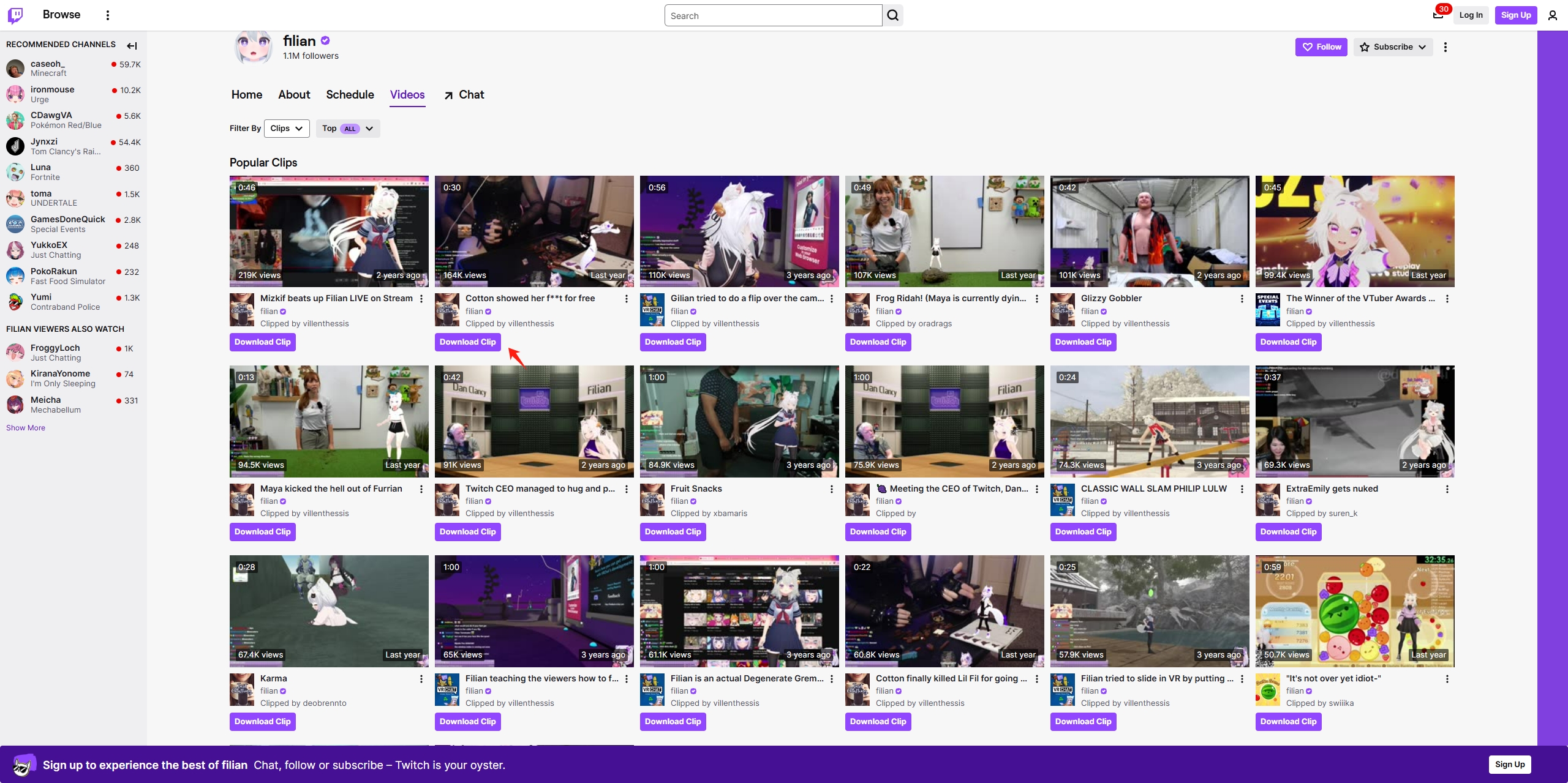 téléchargeur de clips Twitch 2025