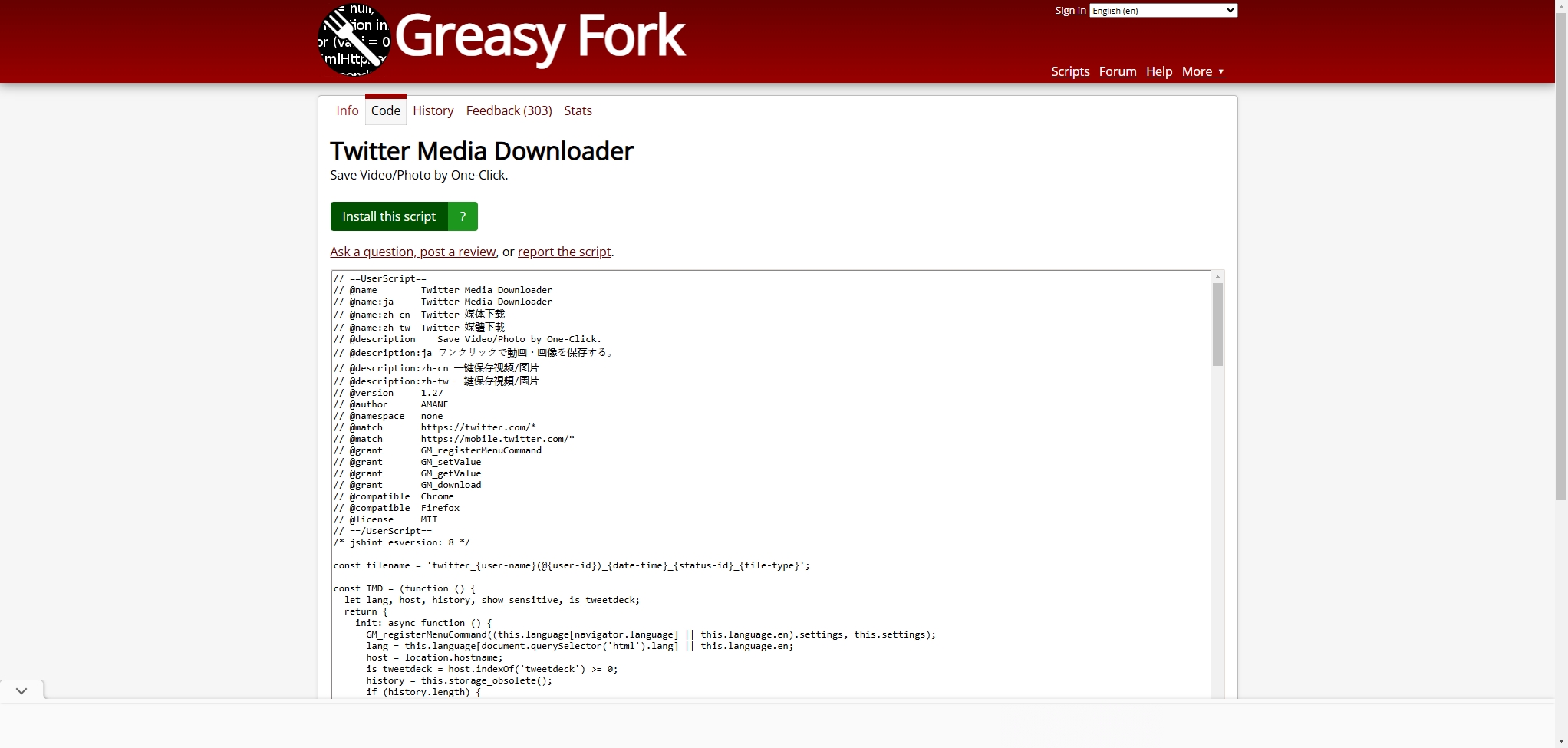 twitter downloader grease monkey