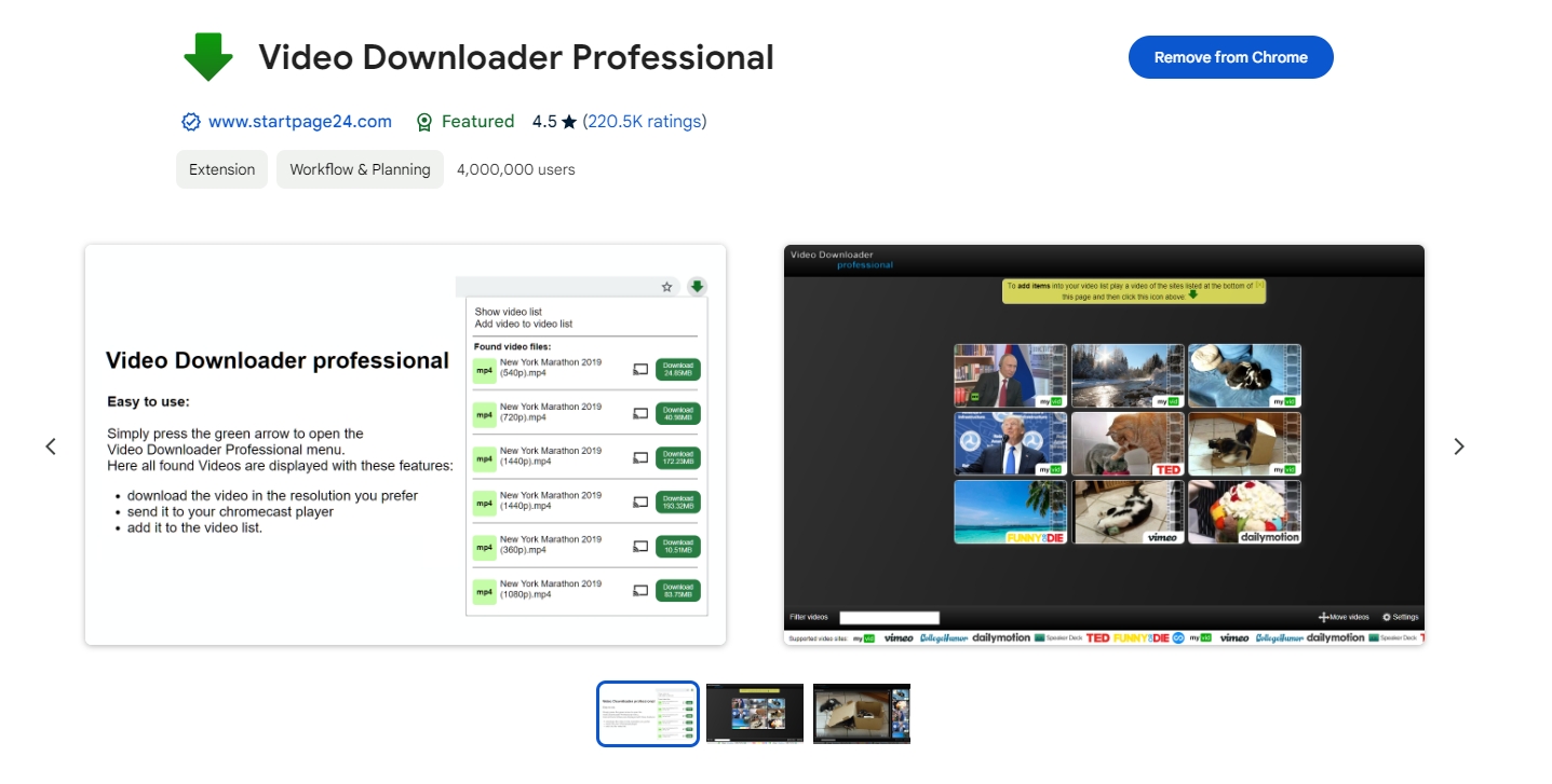 Video Downloader Professional