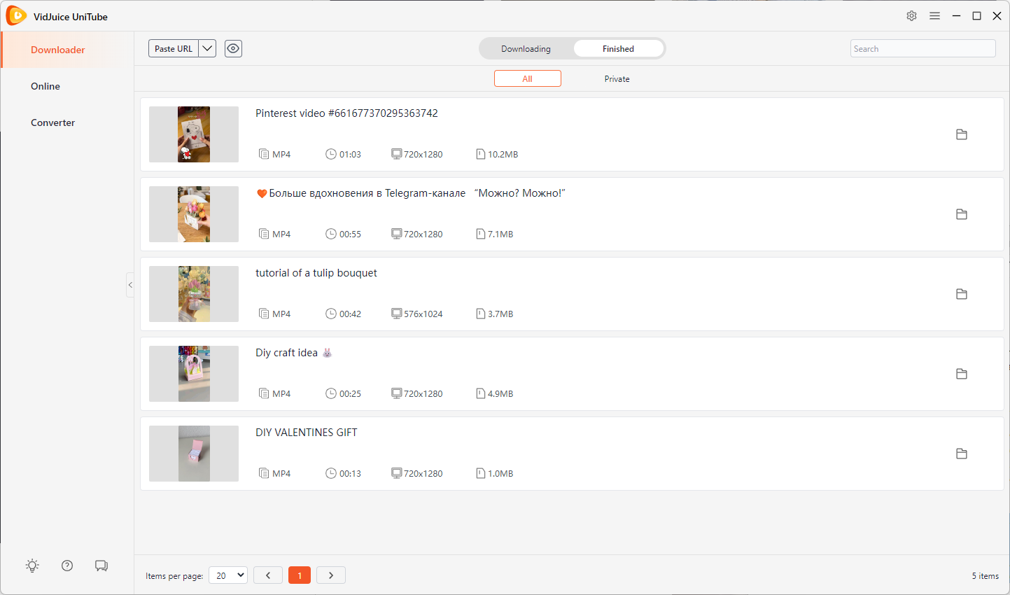 vidjuice download pinterest videos
