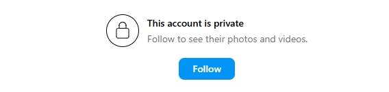 cos'è l'account privato di Instagram